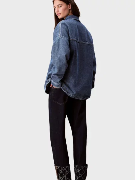 Укороченные джинсы Calvin Klein Jeans синие