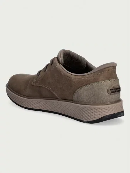 Nubuk félcipo Skechers barna