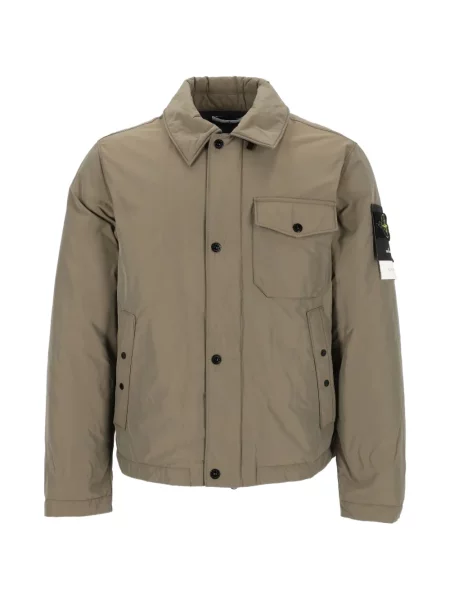 Geacă Stone Island cu strasuri verde