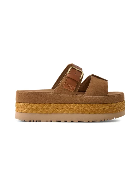 UGG Aubrey Slide Kobiety Sandały UGG Size: 8 brązowy