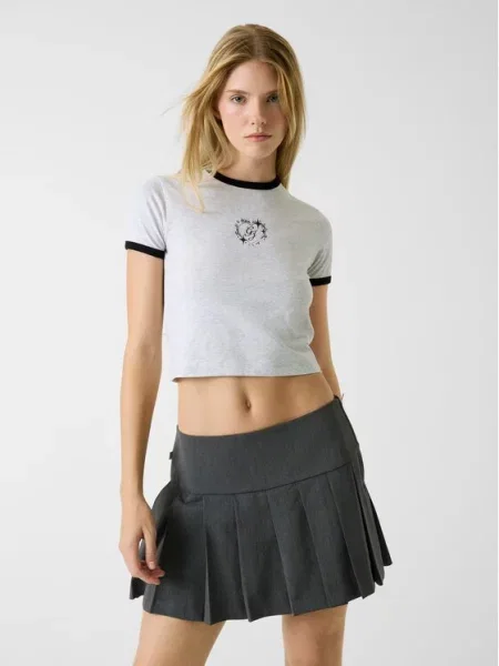 Классическая футболка Guess Jeans серая