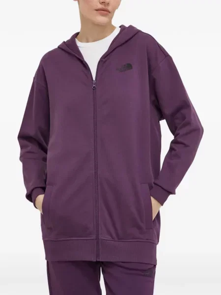 Hanorac cu glugă The North Face violet