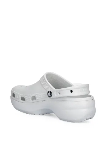Saboți Crocs cu platformă clasici gri