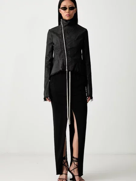 Rick Owens DRKSHDW Pull On Sliced Pillar fustă din