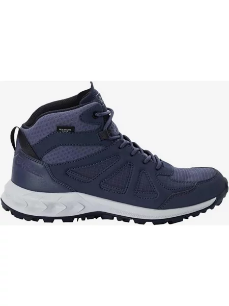 Buty trekkingowe Jack Wolfskin Woodland 2 Texapore Mid 38 niebieskie