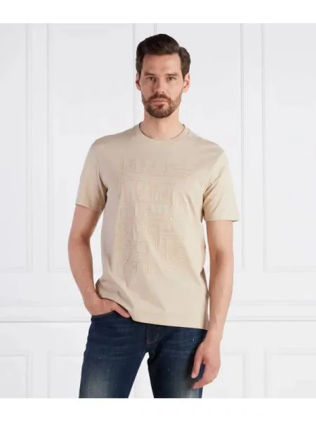 BOSS GREEN Tricou Tee 2 bej