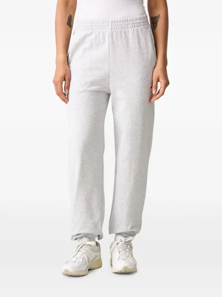 Pantaloni Adidas cu imagine cu model leopard alergare violet
