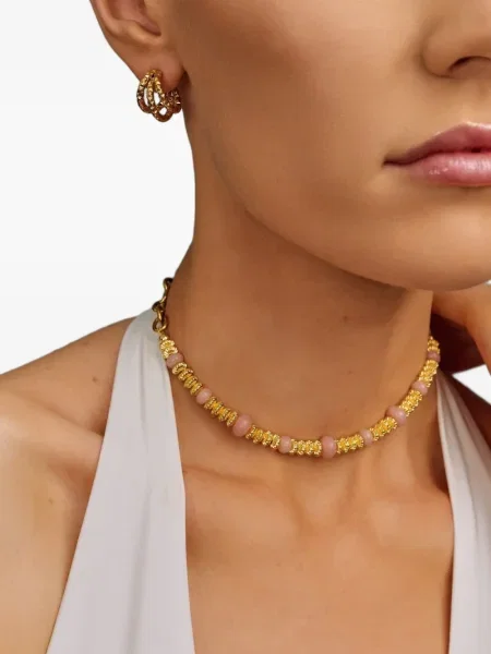 Колие Nialaya Jewelry розово