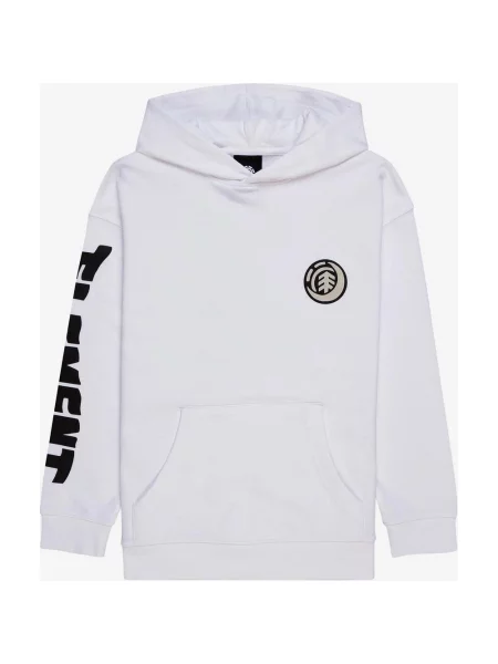 Dziecięca bluza z kapturem Element Nocturnal Cobra S biała