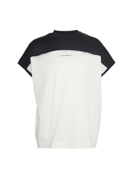 Koszulka Emporio Armani z logo biała