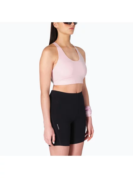 Biustonosz treningowy Salomon SHAKEout Core icy pink różowy