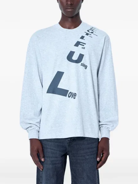 Tricou B.eautiful cu imagine gri