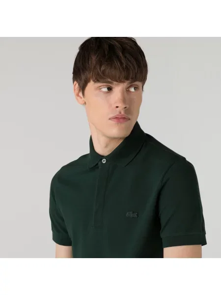 Поло Lacoste зеленое