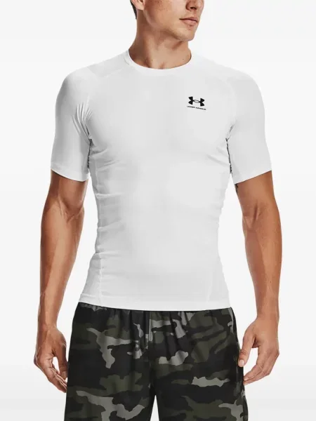 Scurt tricou Under Armour alb