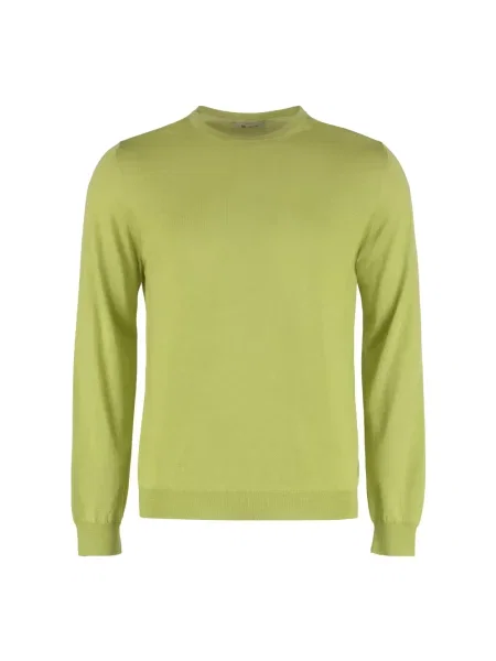 Jedwabny sweter The (alphabet) zielony