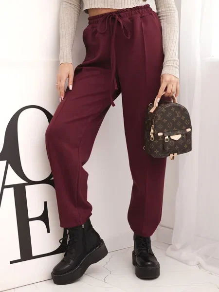 Pantaloni Kesi Włoski elegante alb