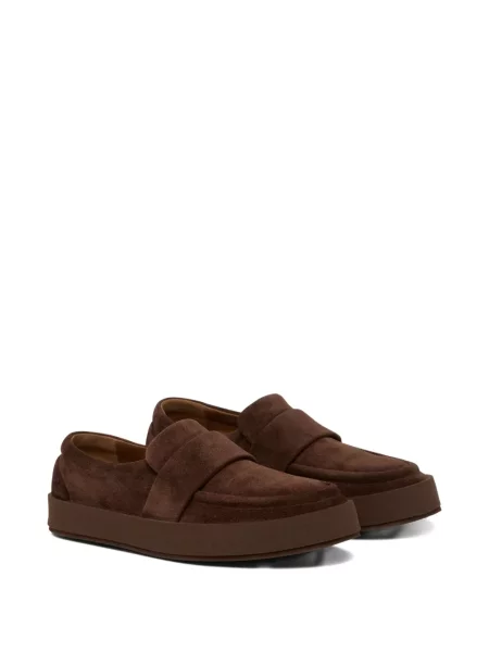 Велурени slip-on лоуфъри Marsell кафяво