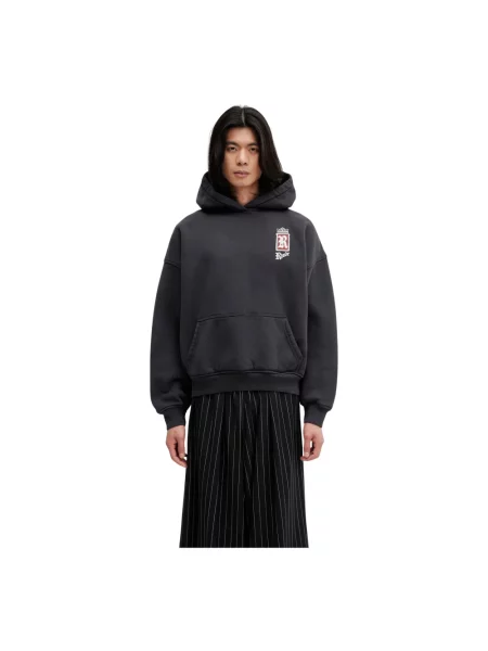 RHUDE Fumar 91 bluza z kapturem czarna