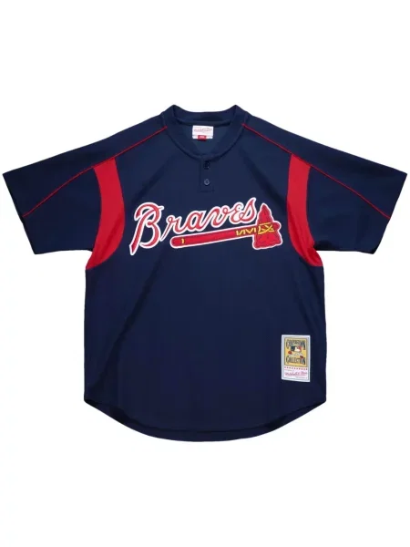 Cămașă Mitchell & Ness din jerseu albastru