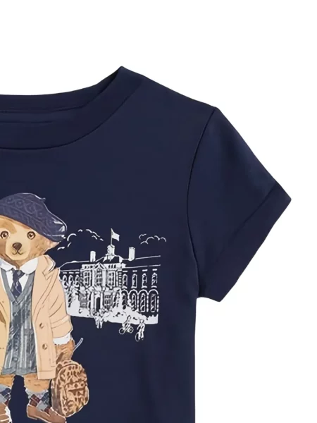 Koszulka polo dziecięca Polo Ralph Lauren niebieska