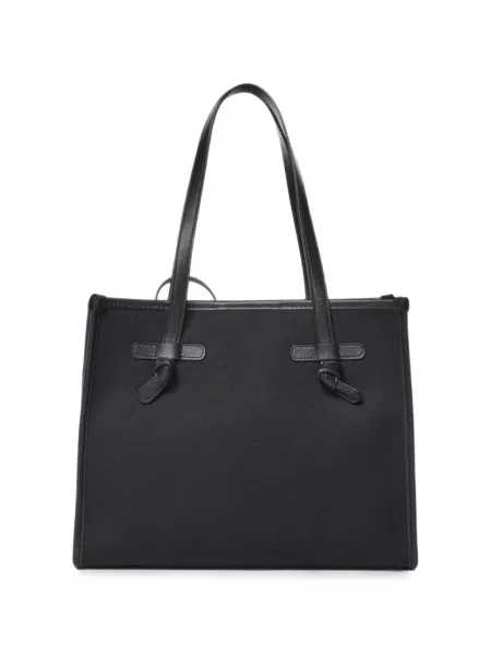 Shopper kabelka Gianni Chiarini s autogramem černá