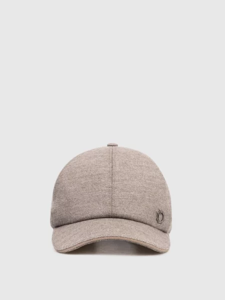 Шерстяная кепка Stefano Ricci серая
