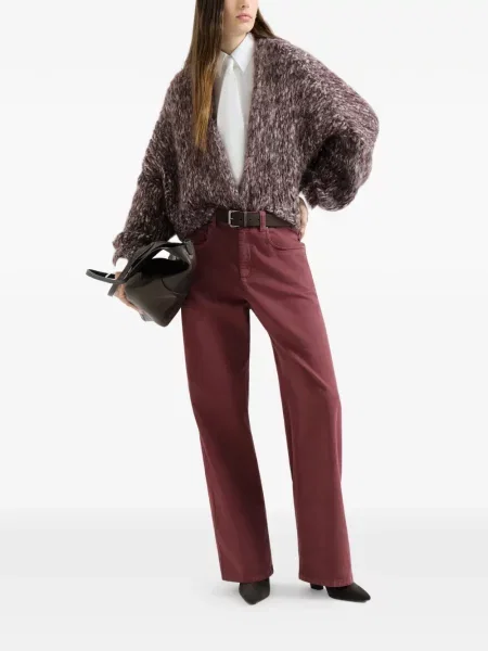 Pantaloni Brunello Cucinelli roșu