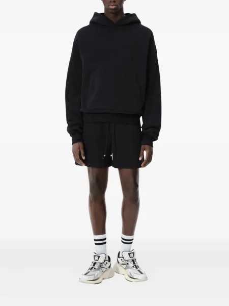 Pantaloni scurți Amiri cu broderie negru