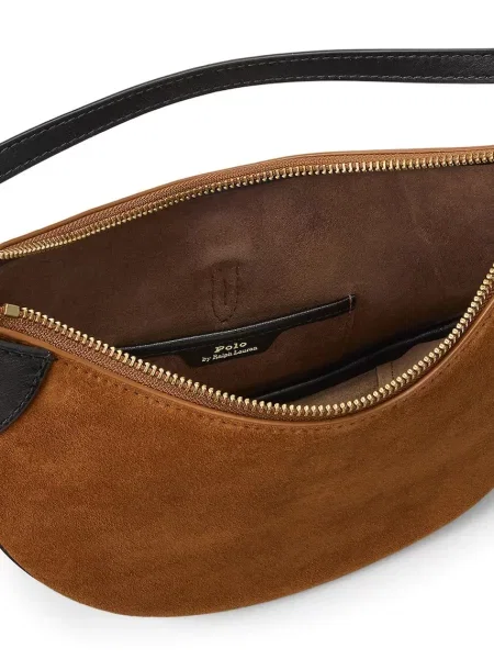 Polo Ralph Lauren сумочка hobo шкіряна