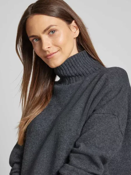 Sweter Weekend Max Mara wełniany szary