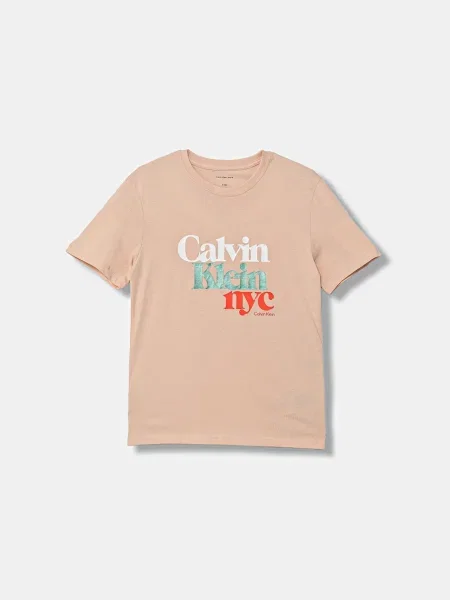 Calvin Klein Jeans tričko oranžové
