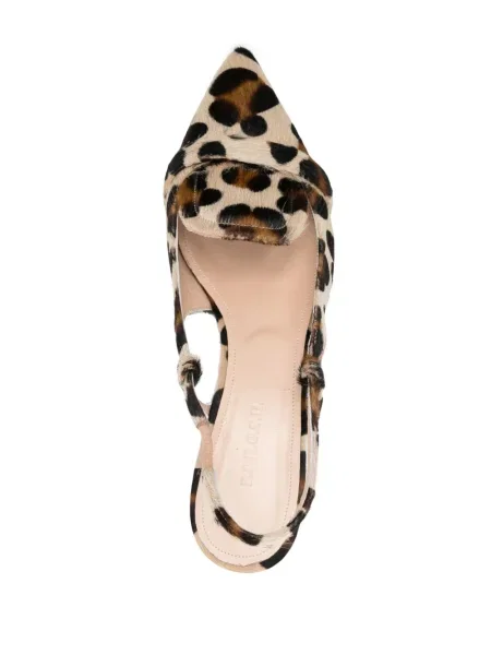 Pantofi cu toc P.a.r.o.s.h. cu imagine cu model leopard slingback