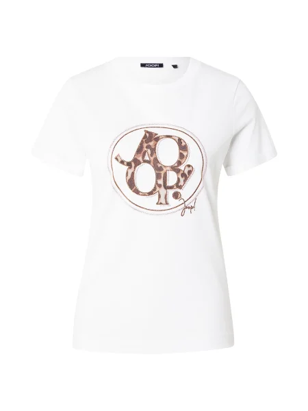JOOP! Tricou Tova maro / maro deschis / roz alb