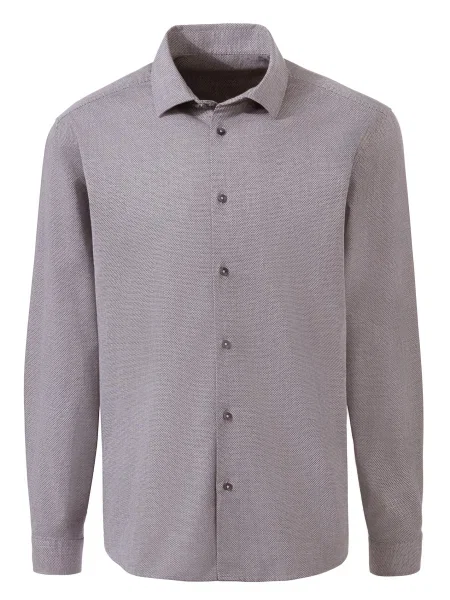 H.I.S Poslovna srajca siva črna