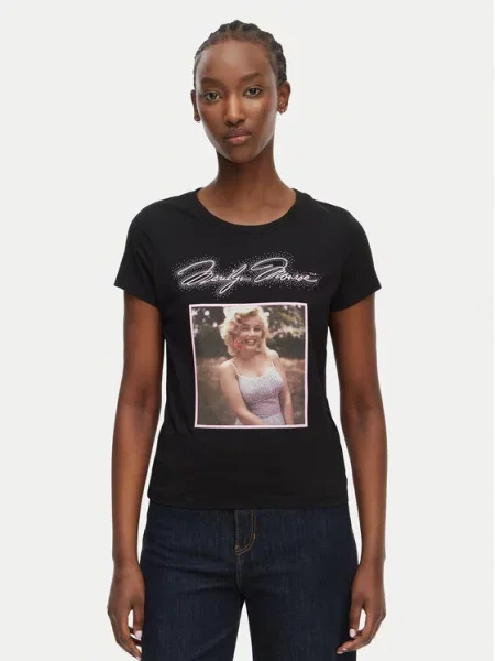 Guess Póló Regular Fit fekete
