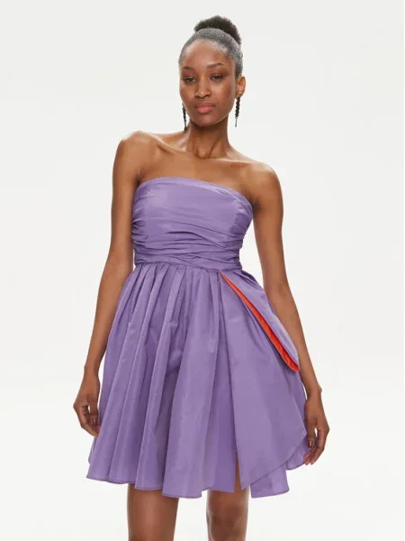 Pinko Rochie cocktail Fiamma violet