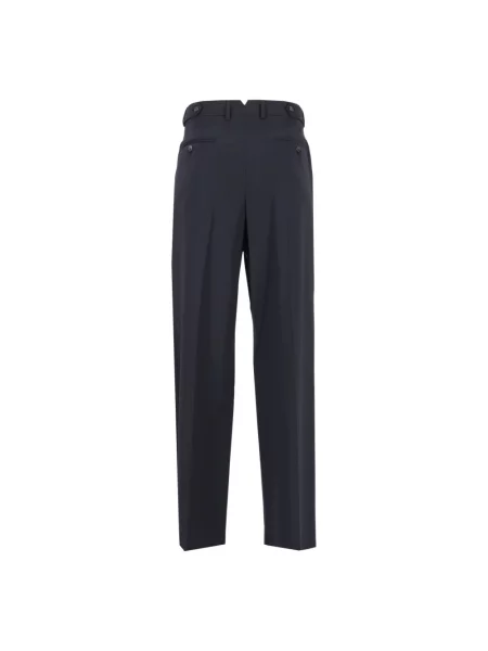 Spodnie Emporio Armani niebieskie