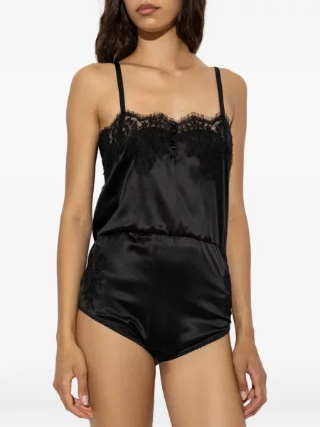 Body Dolce & Gabbana din dantelă negru