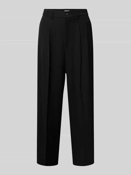 Spodnie o kroju barrel fit z dodatkiem S.oliver Red Label czarne
