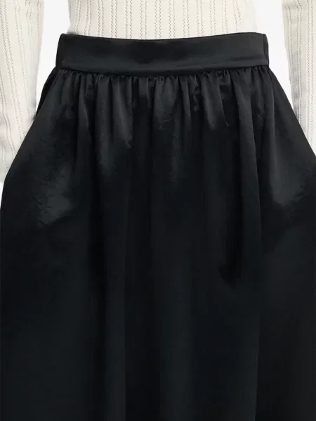 Midi sukňa Maria Mcmanus čierna