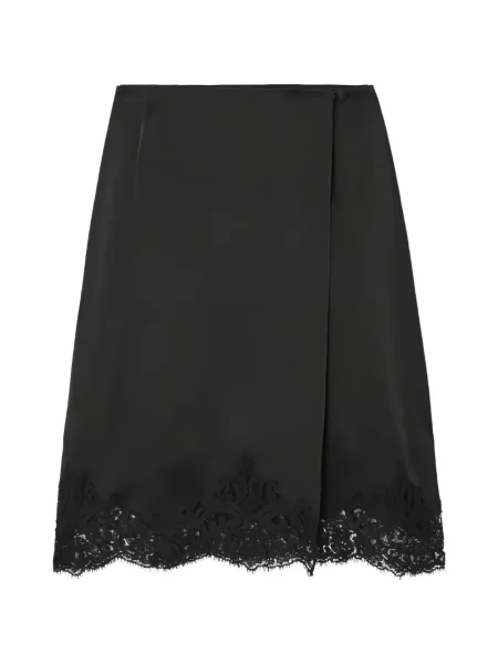 Mini fusta mini Stella Mccartney din dantelă mini negru