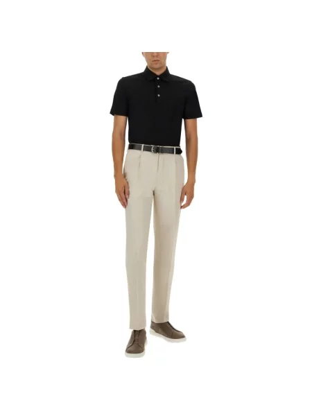Koszulka polo Zegna czarna