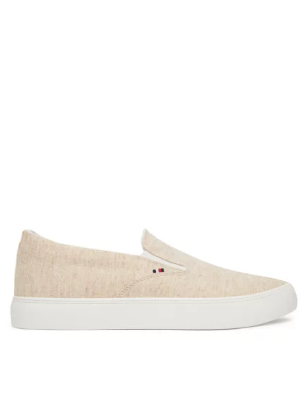 Tommy Hilfiger Tenis superge Harlem Core Ii Slip On Chambray bež