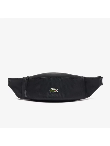 Lacoste сумка на пояс чоловіча Access Premium шкіряна чорний