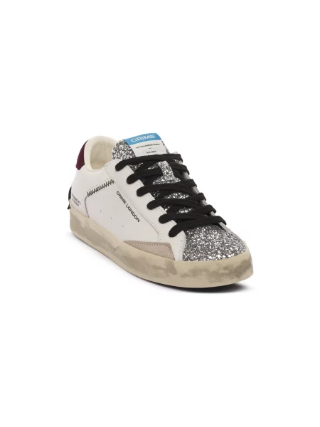 Sneakerși Crime London alb