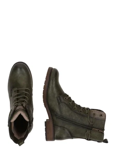 MUSTANG Ghete cu șireturi kaki