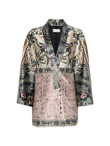 Geacă Hui Milano cu model floral