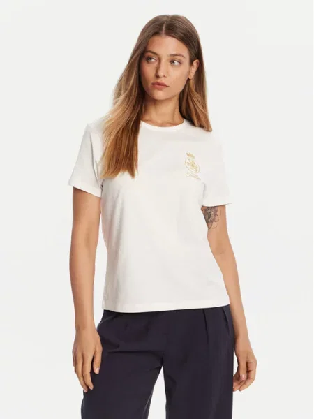Tommy Hilfiger Marškinėliai Gold Crest balta