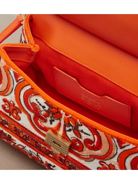 Top Dolce&gabbana s výšivkou oranžová