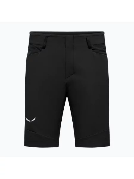 Pantaloni scurți de cățărare pentru bărbați Salewa Agner DST black out negru